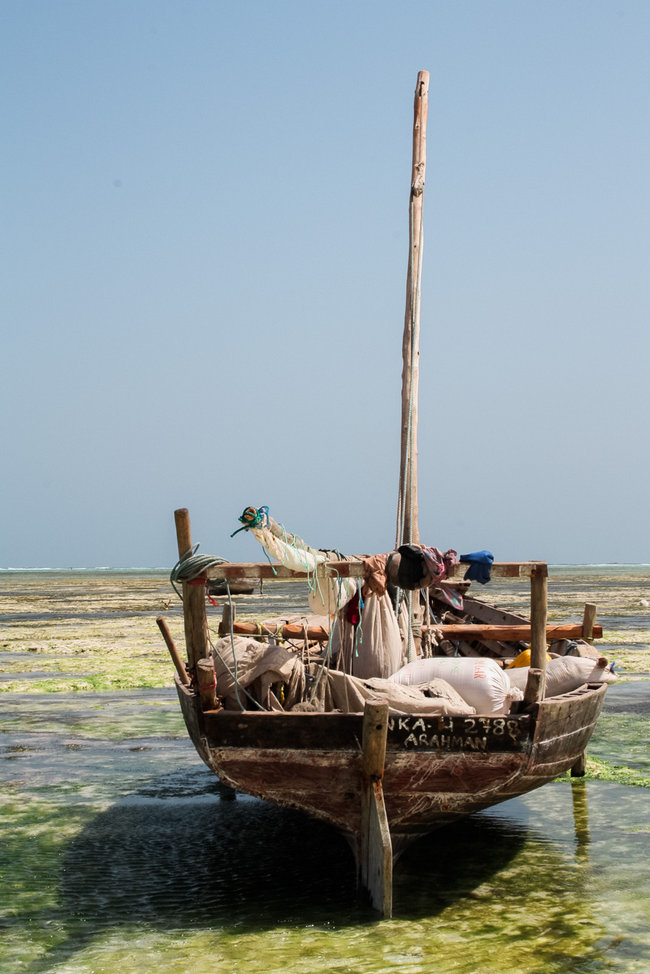 Wooden Dhow Boat - Nungwi Beach Zanzibar 