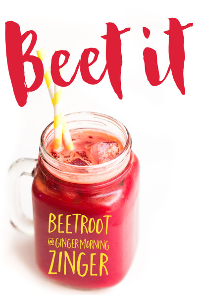 Beet It – Beetroot Ginger Raw Veggie Juice