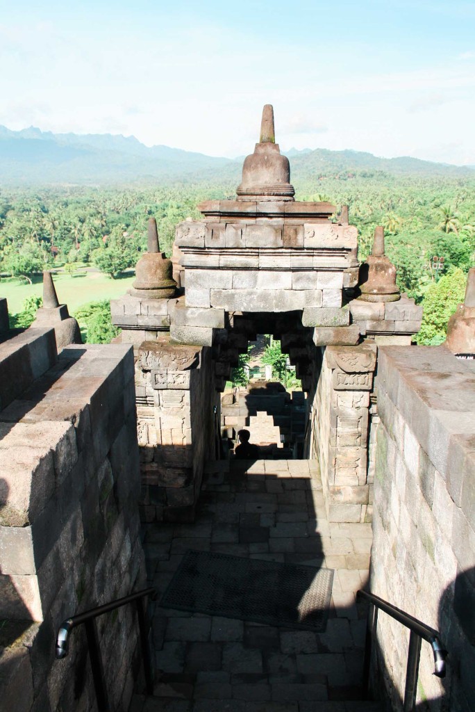 The Borobudur Temple in Java Indonesia is a breathtaking, historical wonder.