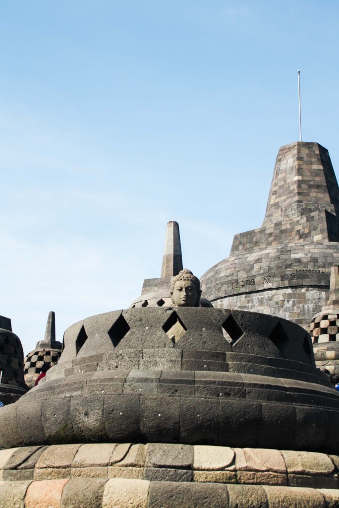 The Borobudur Temple in Java Indonesia is a breathtaking, historical wonder.