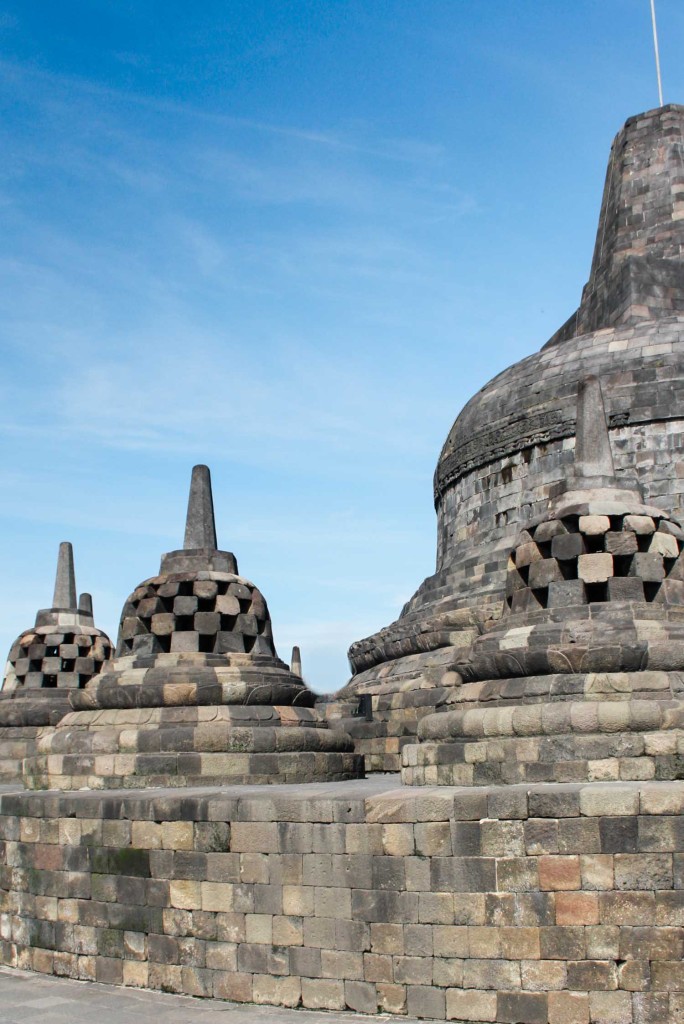 The Borobudur Temple in Java Indonesia is a breathtaking, historical wonder.