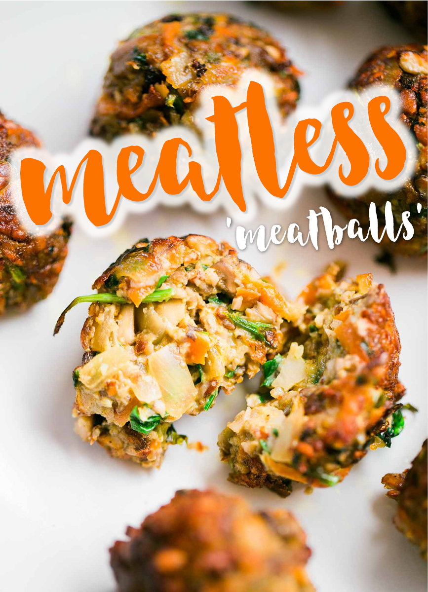 How to make vegan meatballs - delish and meat-free! Click for easy recipe.