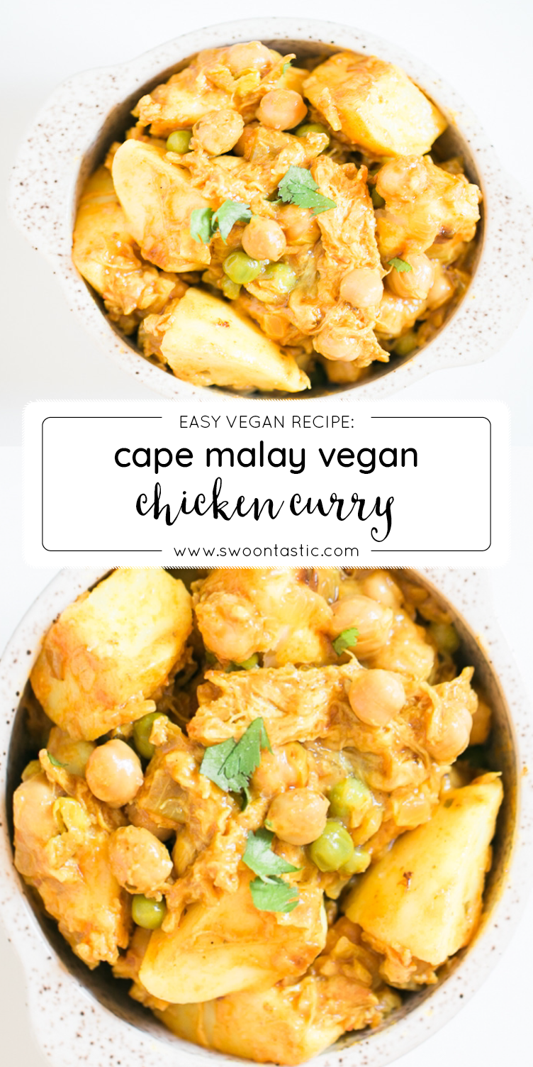 Cape malay vegan chicken curry