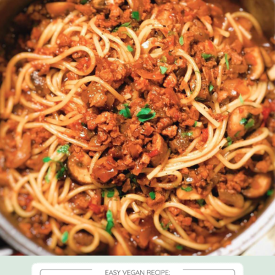 Easy Vegan Spaghetti Pasta Recipe