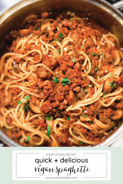 Easy Vegan Spaghetti Pasta Recipe