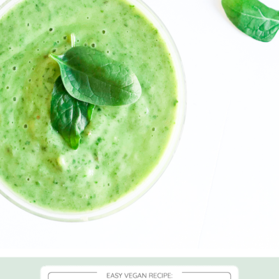 The Ultimate Green Protein Avocado Breakfast Smoothie