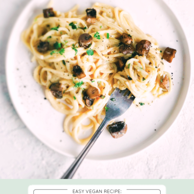 Mouthwatering Mushroom Carbonara (Vegan)