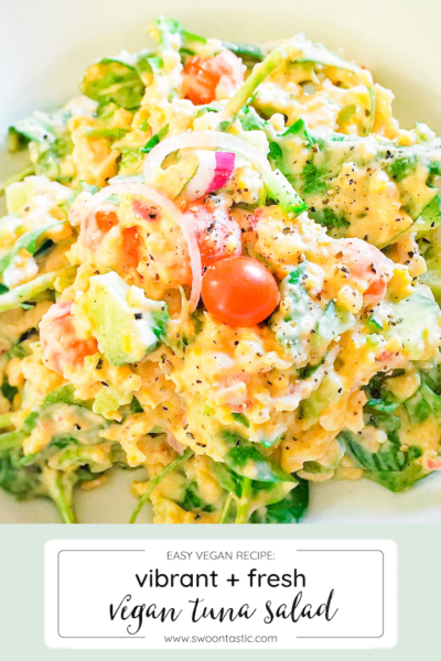 Vibrant + Fresh Chickpea Tuna Salad