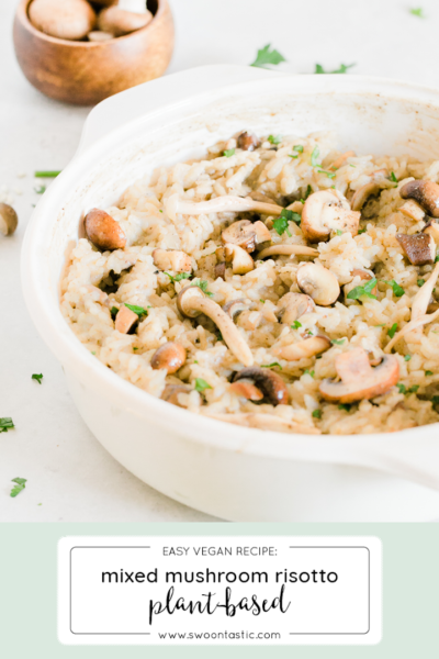 Vegan Mushroom Risotto