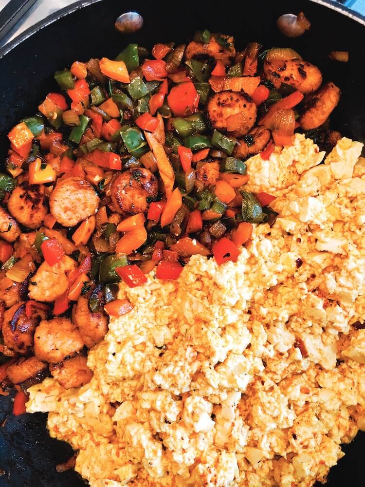 Vegan Scrambled Eggs Tofu