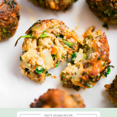 Mouthwatering Meatless Meatballs {Vegan + Soy Free}