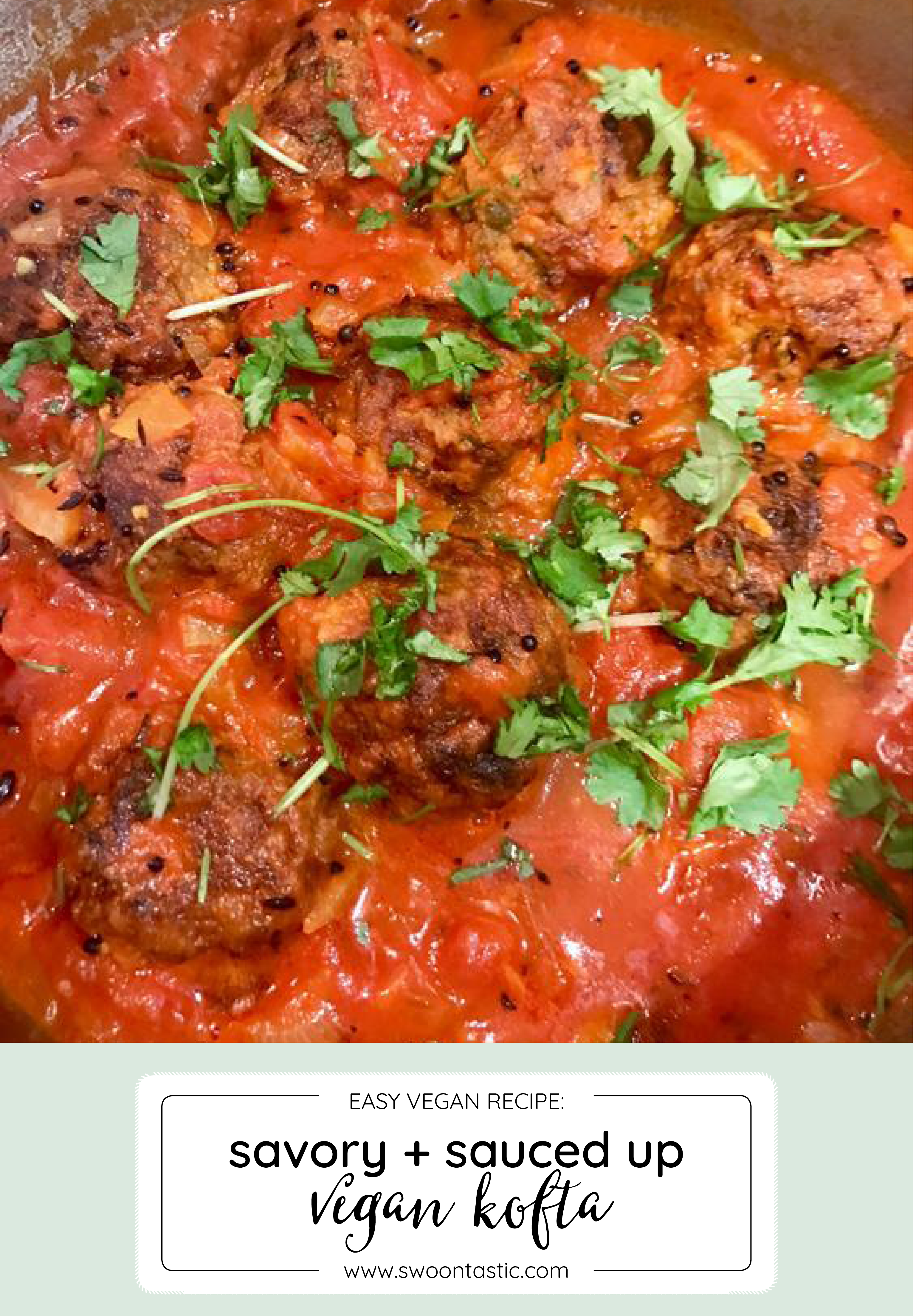 Vegetarian kofta balls vegan curry